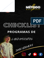 Checklist Lanzamientos - Juan Noguera