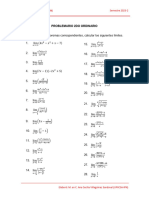 Problemario - 2do Ordinario - Calculo Diferencial