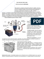 Fișă de Documentare Instalatia de Aprindere