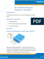 Lección 14 DHT11 Sensor de Temperatura y Humedad