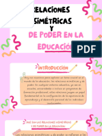 Relaciones Asimétricas y de Poder en La Educación