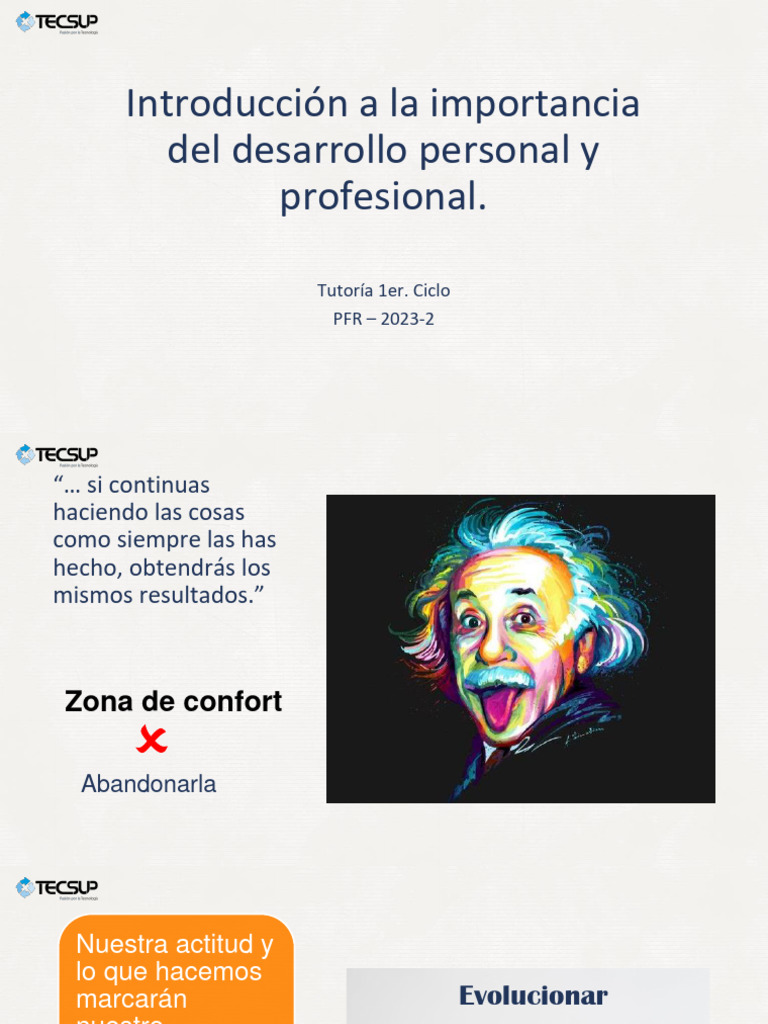 Importancia del Desarrollo Personal y Profesional | PDF | Desarrollo ...