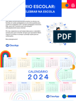 Calendário - Datas Comemorativas 2024