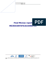 Rapport Final Micmac - MICROCERTIFICACIONES