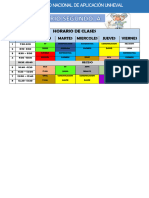 Horario de 2a