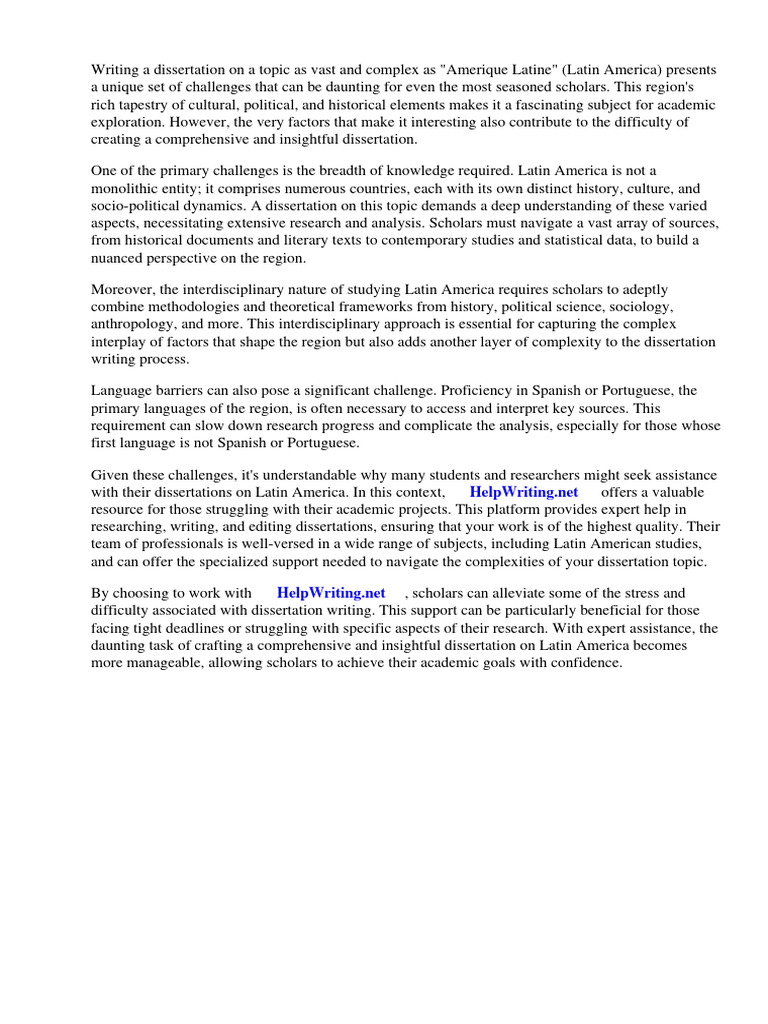 Dissertation Amerique Latine | PDF | Http Cookie | Analysis