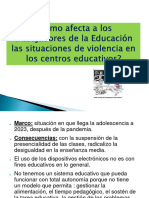 Violencia en Centros Educativos - Presentación