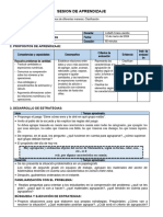 SESION DE APRENDIZAJE 12 de Marzo Ciencias