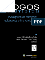 Investigacion en Psicología Aplicaciones e Intervenciones II