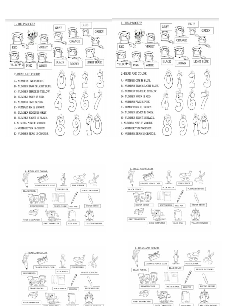 Homework 4th Grade 2023 | PDF