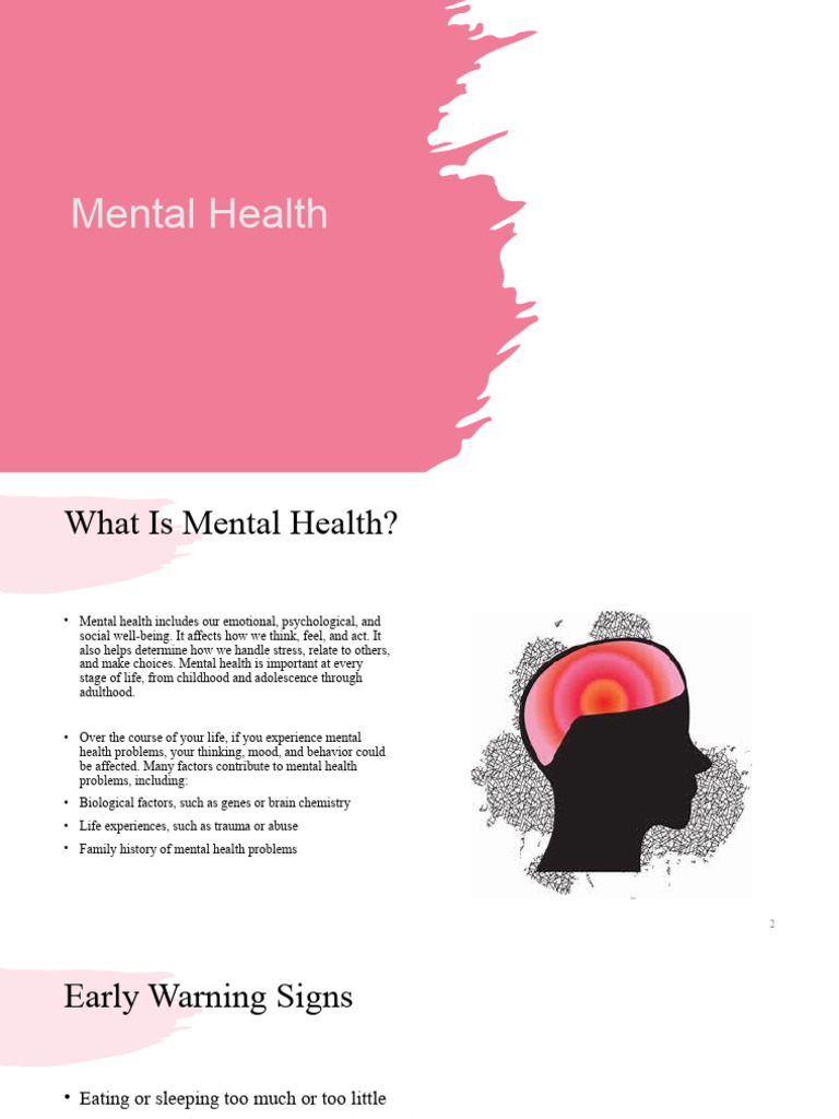 Understanding Mental Health Basics | PDF | Mental Health | Positive ...