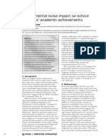 Environmental Noise Impact On School Students' Academic Achievements