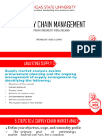Supply Chain Management: Procurement Strategies