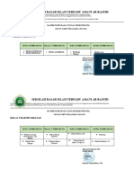 Jadwal Pts PM Genap Sdit Amani Ar-Rasyid Semster 2