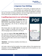 5 Spelling Tips To Improve Your Writing PDF