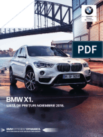 BMW X1.: Listă de Preţuri Noiembrie 2018