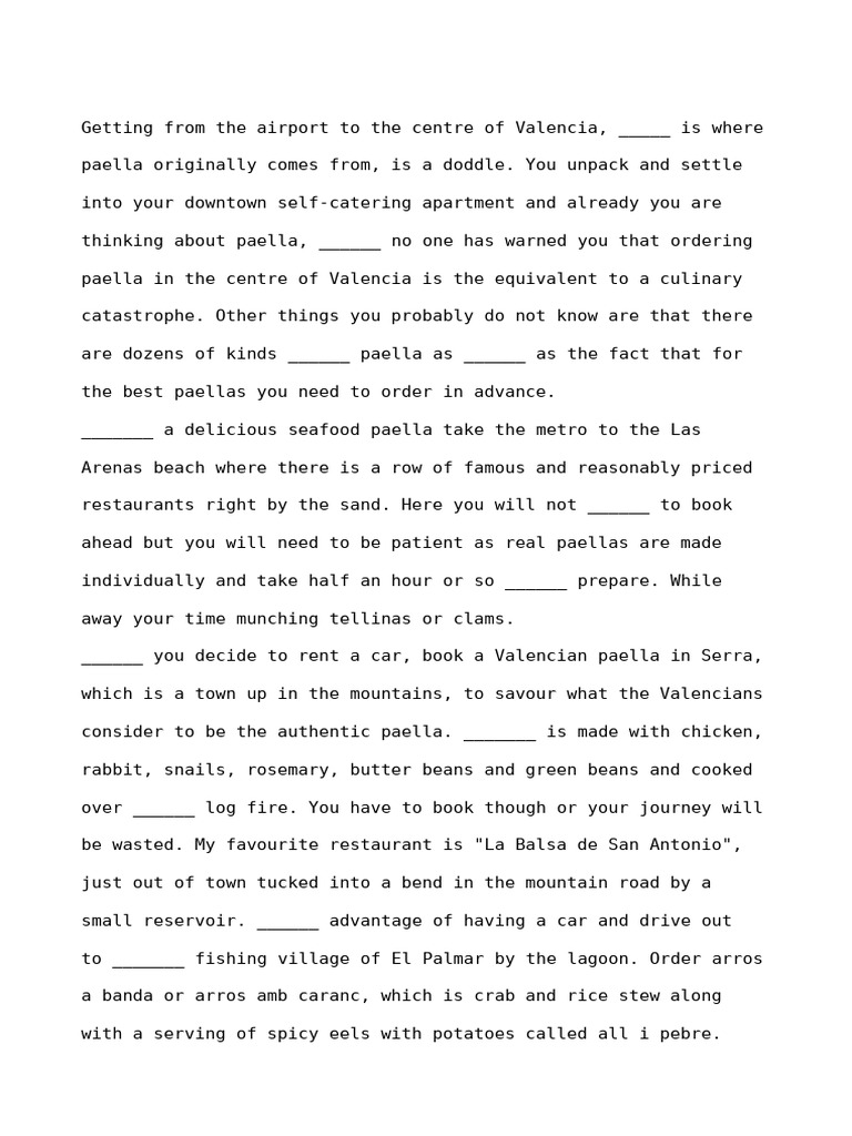 Fill in blanks pdf