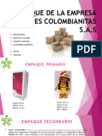 Empaque de La Empresa Artes Colombianitas S
