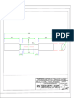 Acero Dimensiones Probeta