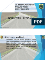 GEOMETRIK LINTASAN - Pertemuan Ke 10