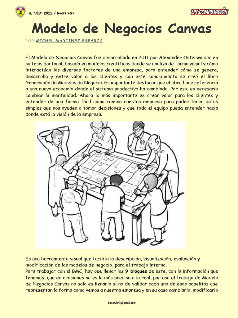 Guía del Modelo de Negocios Canvas | PDF | Economias | Business