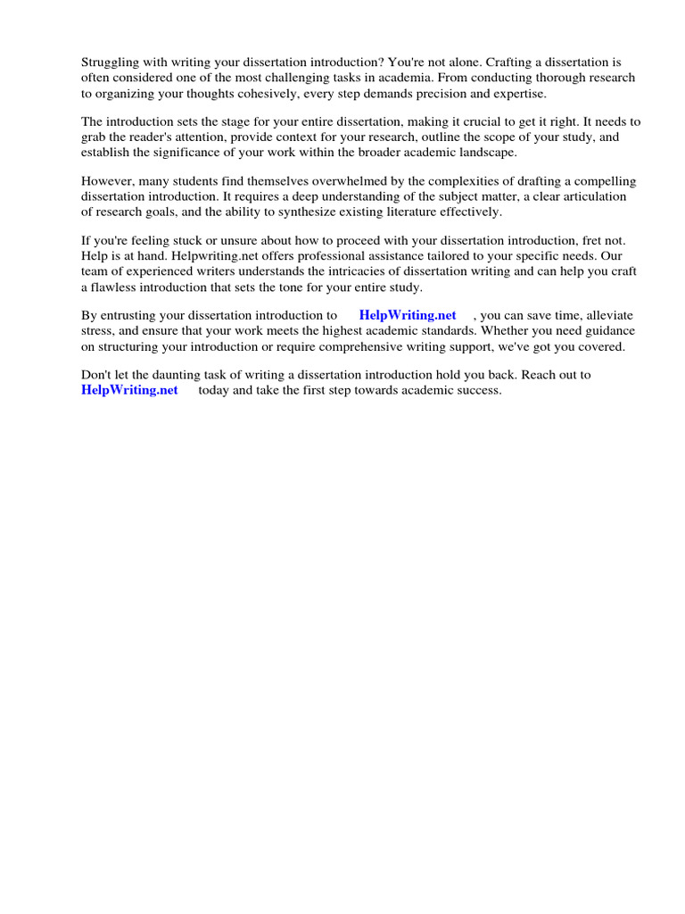 Dissertation introduction sample pdf pdf thesis