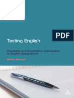 Testing English Formative and Summative Approaches To English Assessment