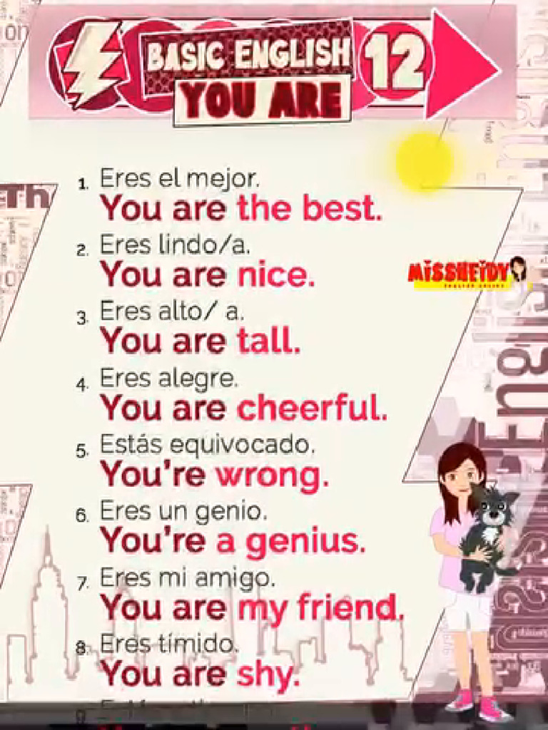 Expresiones Con You Are | PDF
