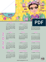 Calendario 2024 Frida Women S Day