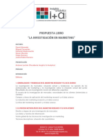 Indice Libro Investigacion en Marketing (Moraño, Xavier)