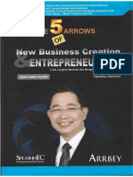 Buku The 5 Arrows of New Business Creation Entrepreneurship