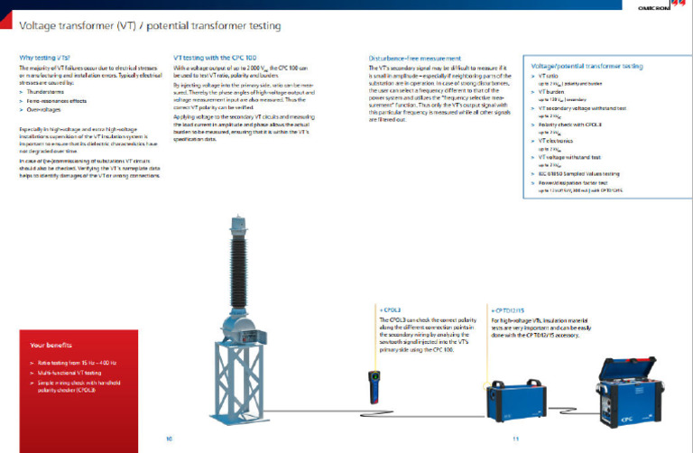 CPC 100 Voltage Testing | PDF