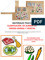 Clasificacion Alimentos Animal-Vegetal TEACCH