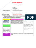 2 B - Sesion de Aprendizaje Comunicacion - Caminito de La Escuela - Bertha