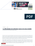 La Dificultades de Enfrentar Marzo Sin Agua Potable - El Heraldo Austral