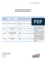 Cronograma Personal de Salud Tuberculosis 2024