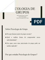 PSICOLOGIA DE GRUPOS Aula1