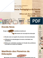 Tendência Pedagógica Da Escola Nova