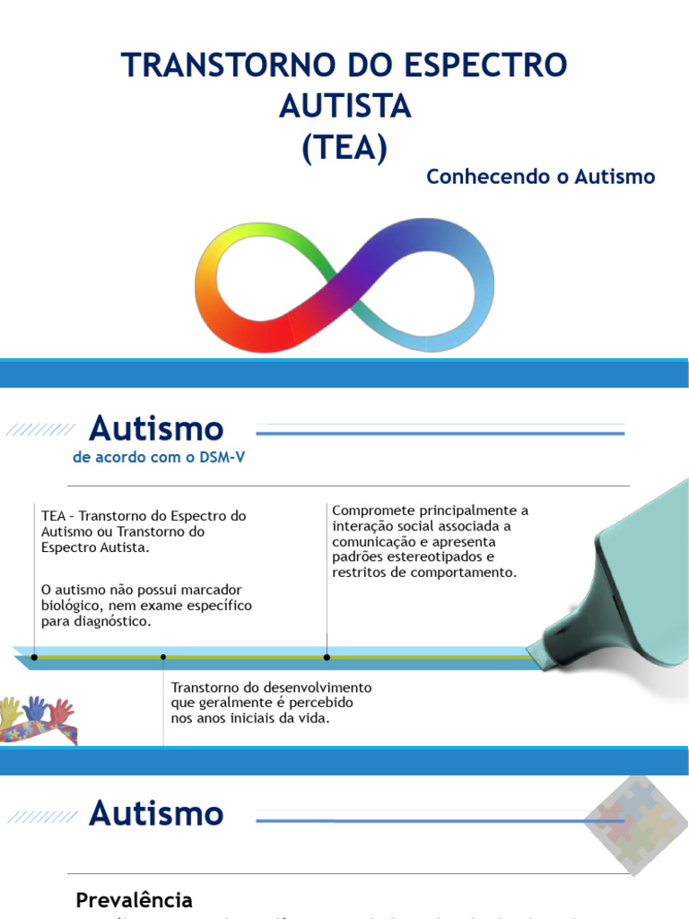 Compreendendo o Transtorno do Espectro Autista | PDF | Espectro do ...