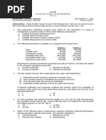 CPAR B94 MAS Final PB Exam - Questions