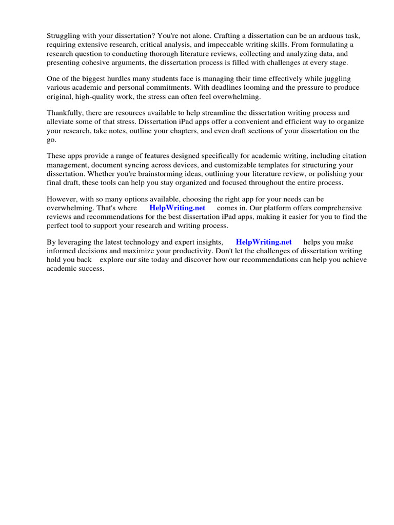 Dissertation ipad apps pdf ios application software