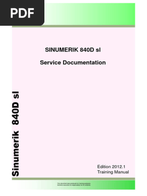 999　Y-3 En 840D SL Complete Service v44 1 | PDF