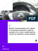 Tema #8 Mantenimiento de La Transmisión Automática I