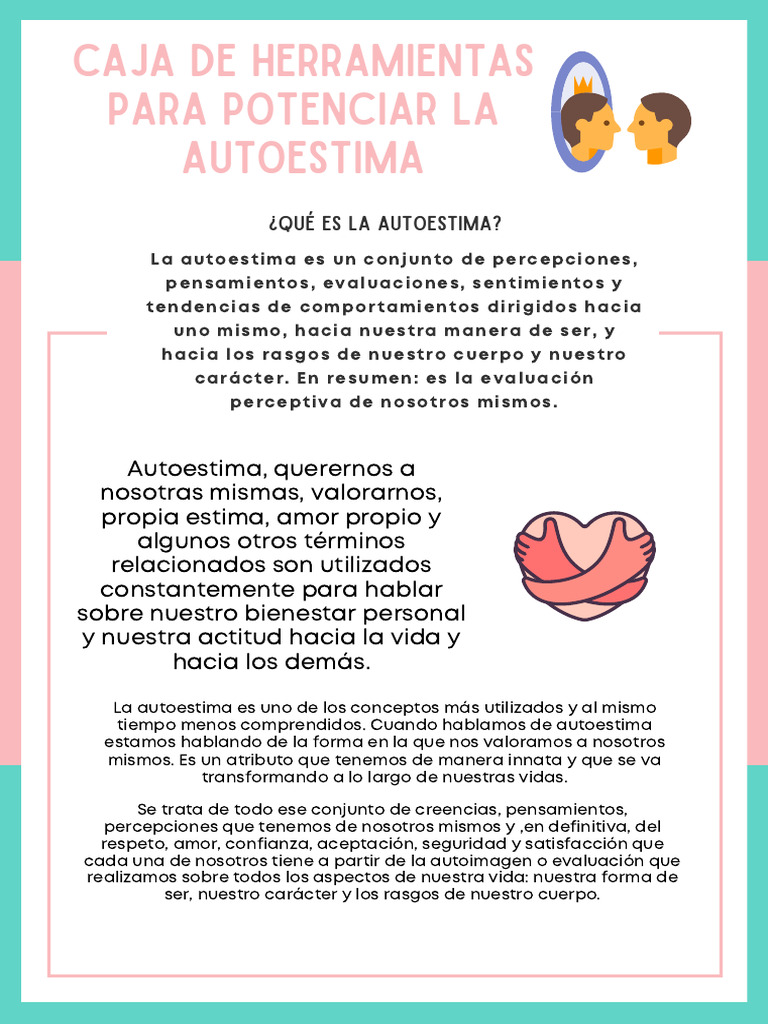 Herramientas para Potenciar la Autoestima | PDF | Autoestima | Sicología