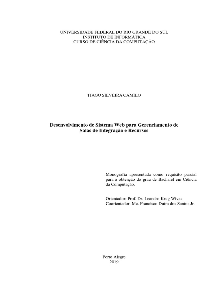 Desenvolvimento de sistema web para gerenciamento de salas de