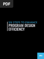 Program Design Efficiency OPEX Fitness