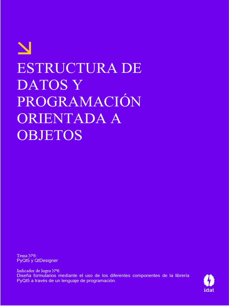Diseña Interfaces con PyQt5 y QtDesigner | PDF | Python (lenguaje de ...