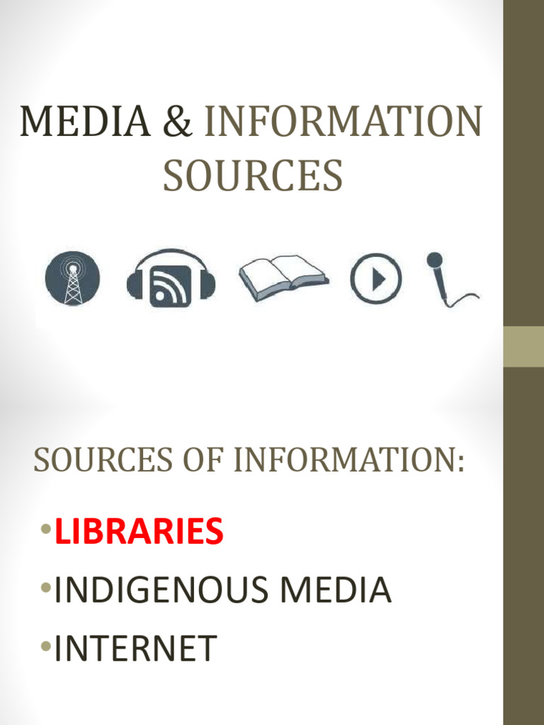 Understanding Information Sources and Evaluation | PDF | Libraries ...