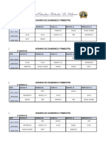 Egb. Elemental y Media Horario ExÁmenes II Trimestre-2021709575677