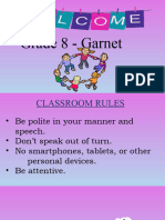 Grade 8 - Garnet